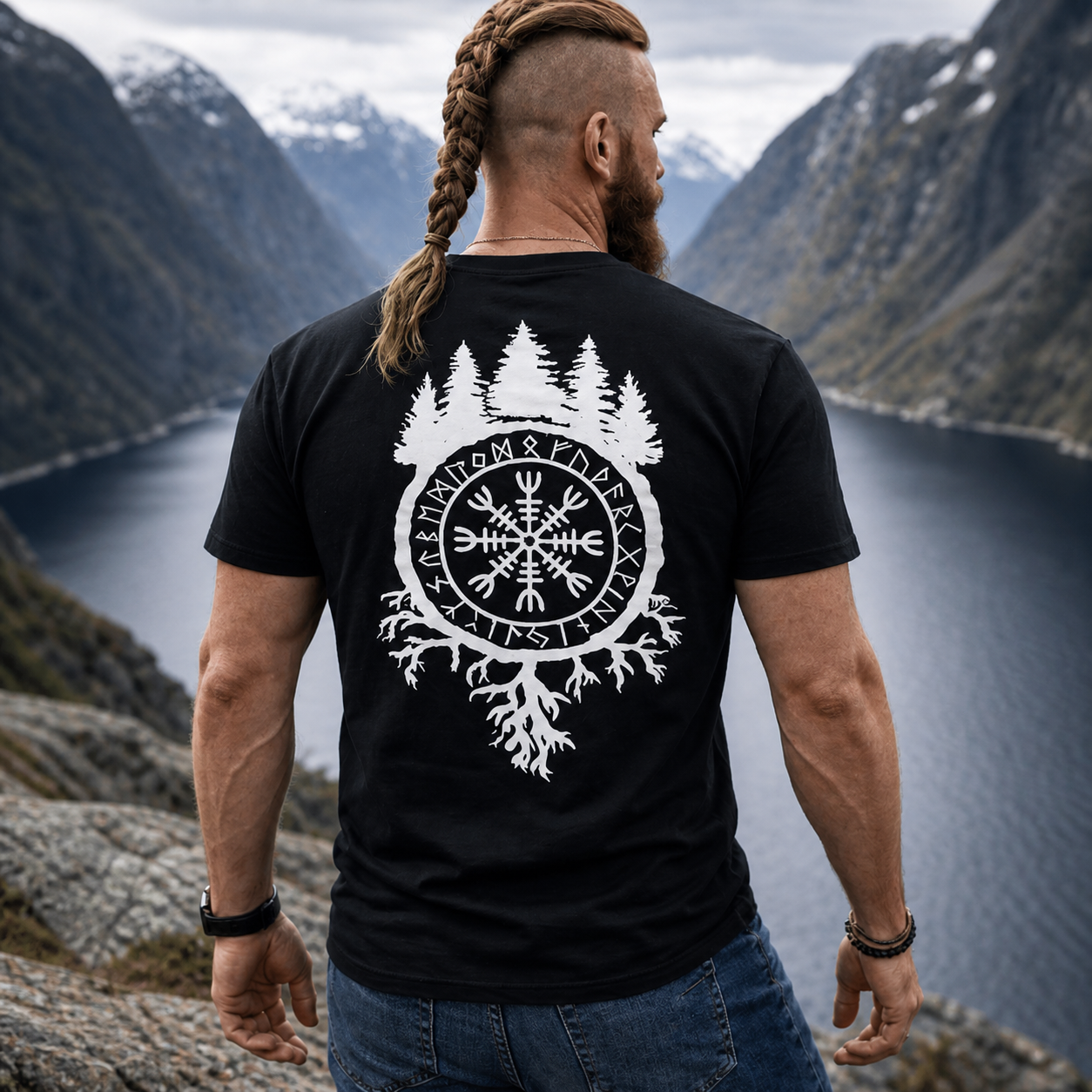 Nordic Forest Compass Tee