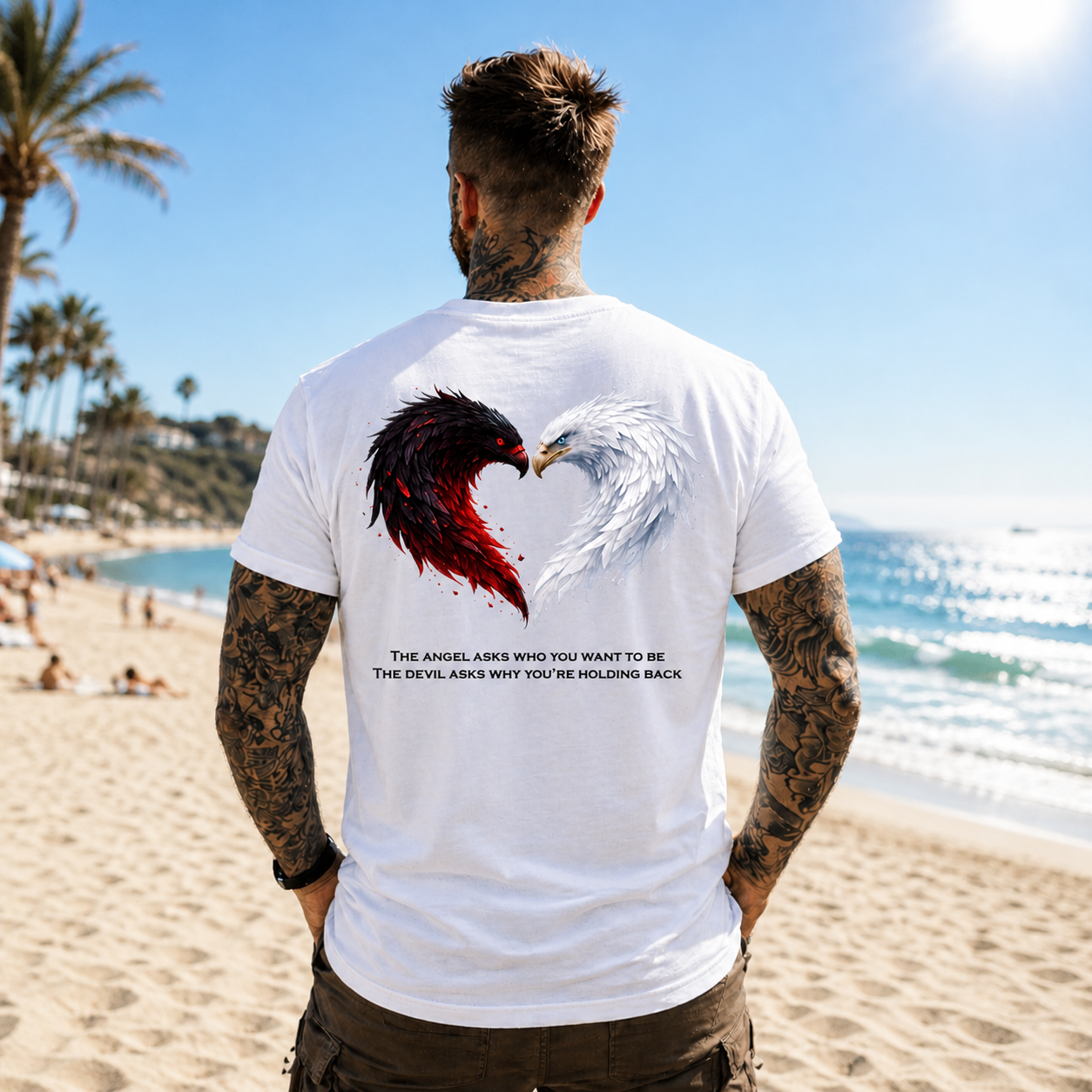 Angel vs Devil Mindset Tee