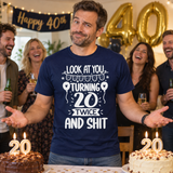 Turning 20 Twice Tee