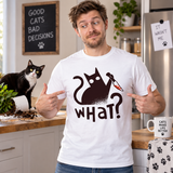 Cat with Knife T Shirt