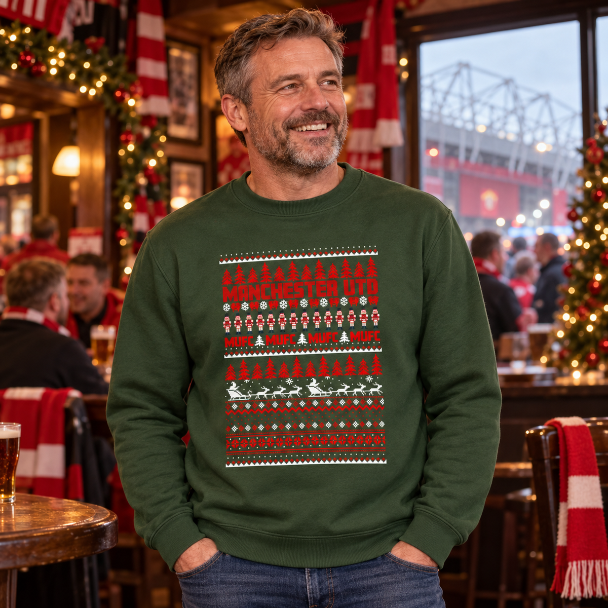 Stretford - Funny Christmas Jumper