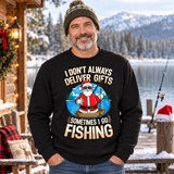 Sometimes I Go Fishing- Funny Christmas Jumper