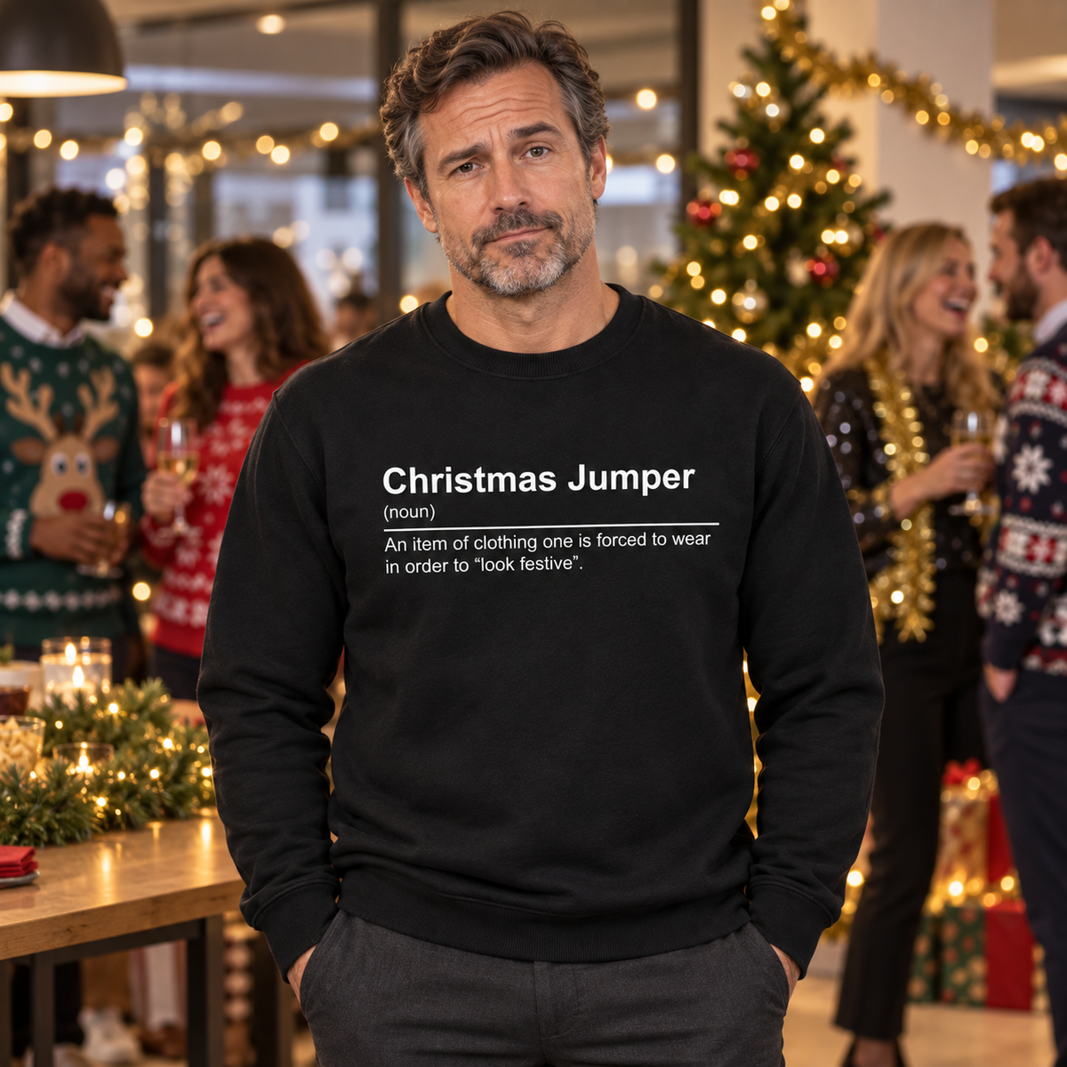 True - Funny Christmas Jumper