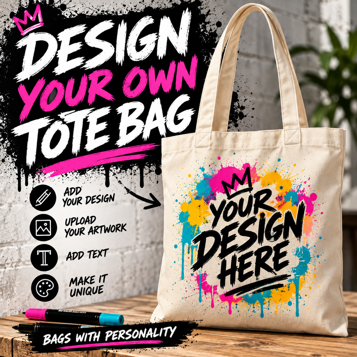 Design Your Own - Tote Bag