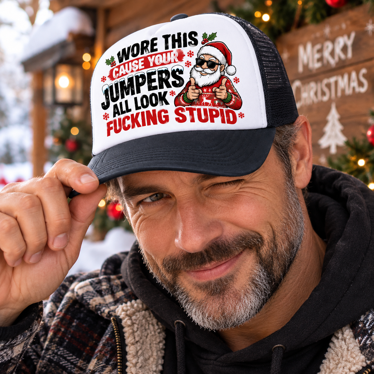 Bad Santa Xmas Cap