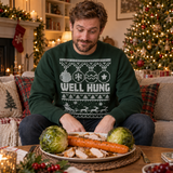 Well Hung – Funny Christmas Jumper