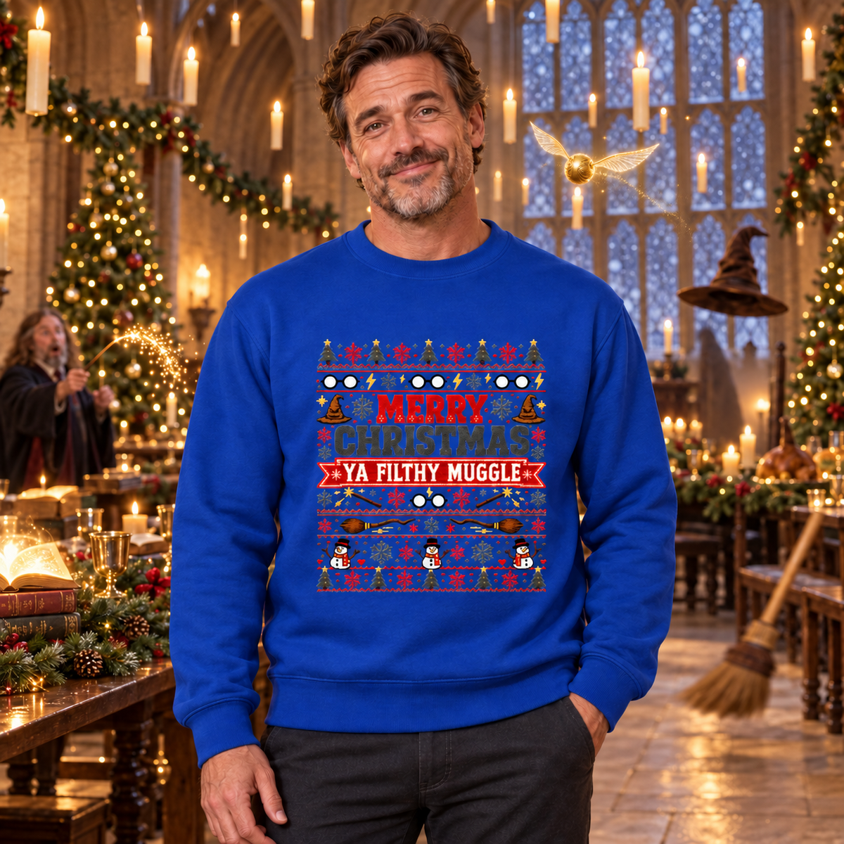 Filthy Muggle - Funny Christmas Jumper