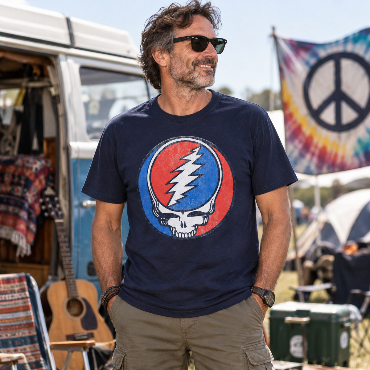 Grateful Dead Steal Your Face Tee