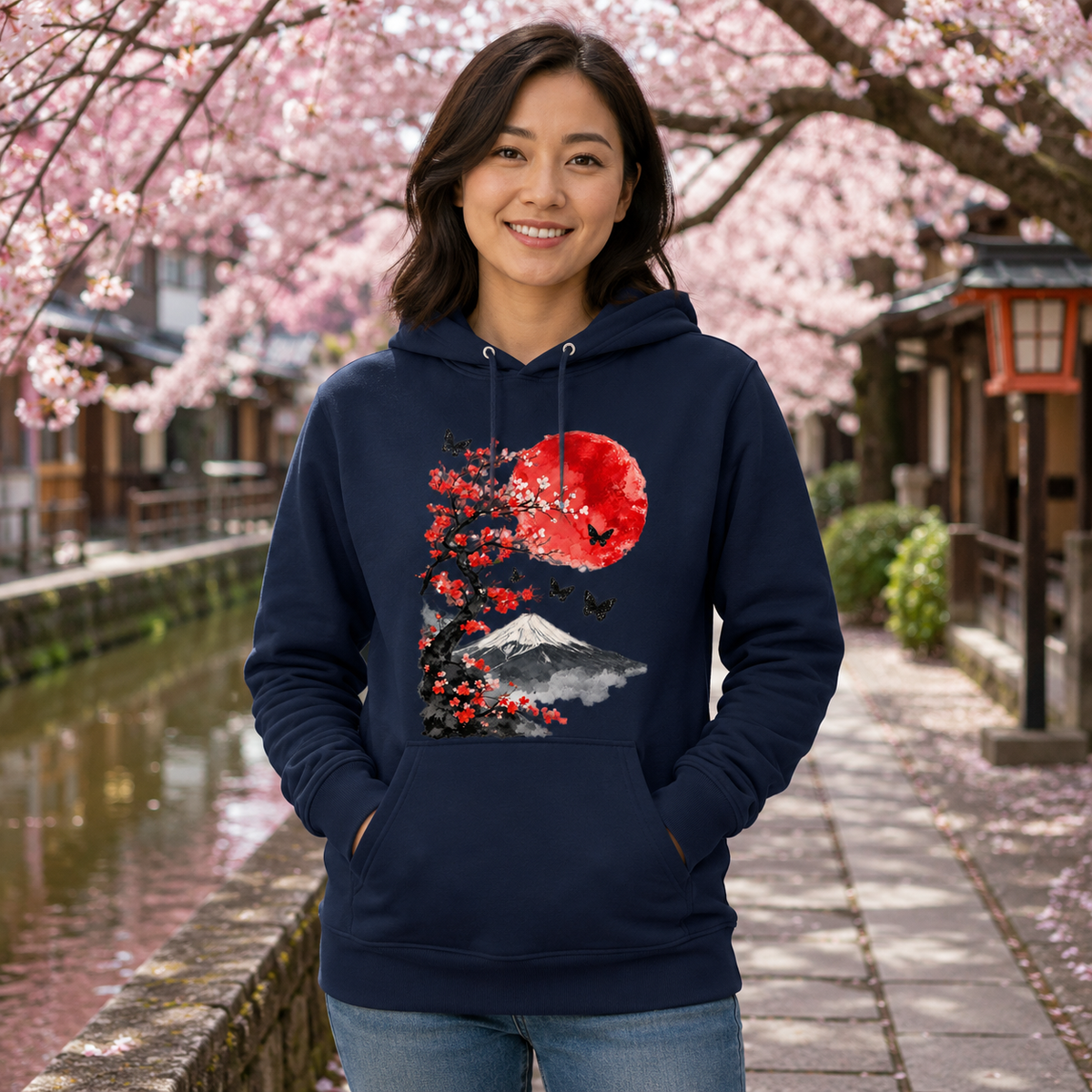 Crimson Fuji Hoodie