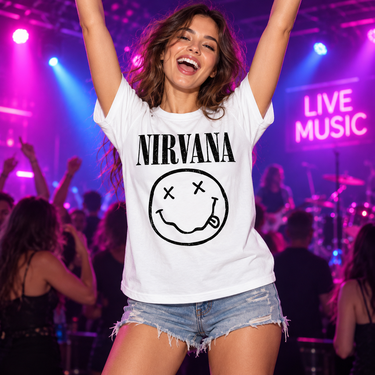 Nirvana Smiley Tee