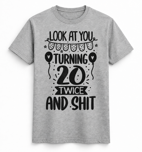 Turning 20 Twice Tee