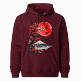 Crimson Fuji Hoodie
