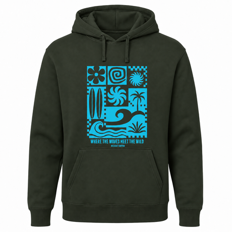 Waves Meet The Wild Hoodie