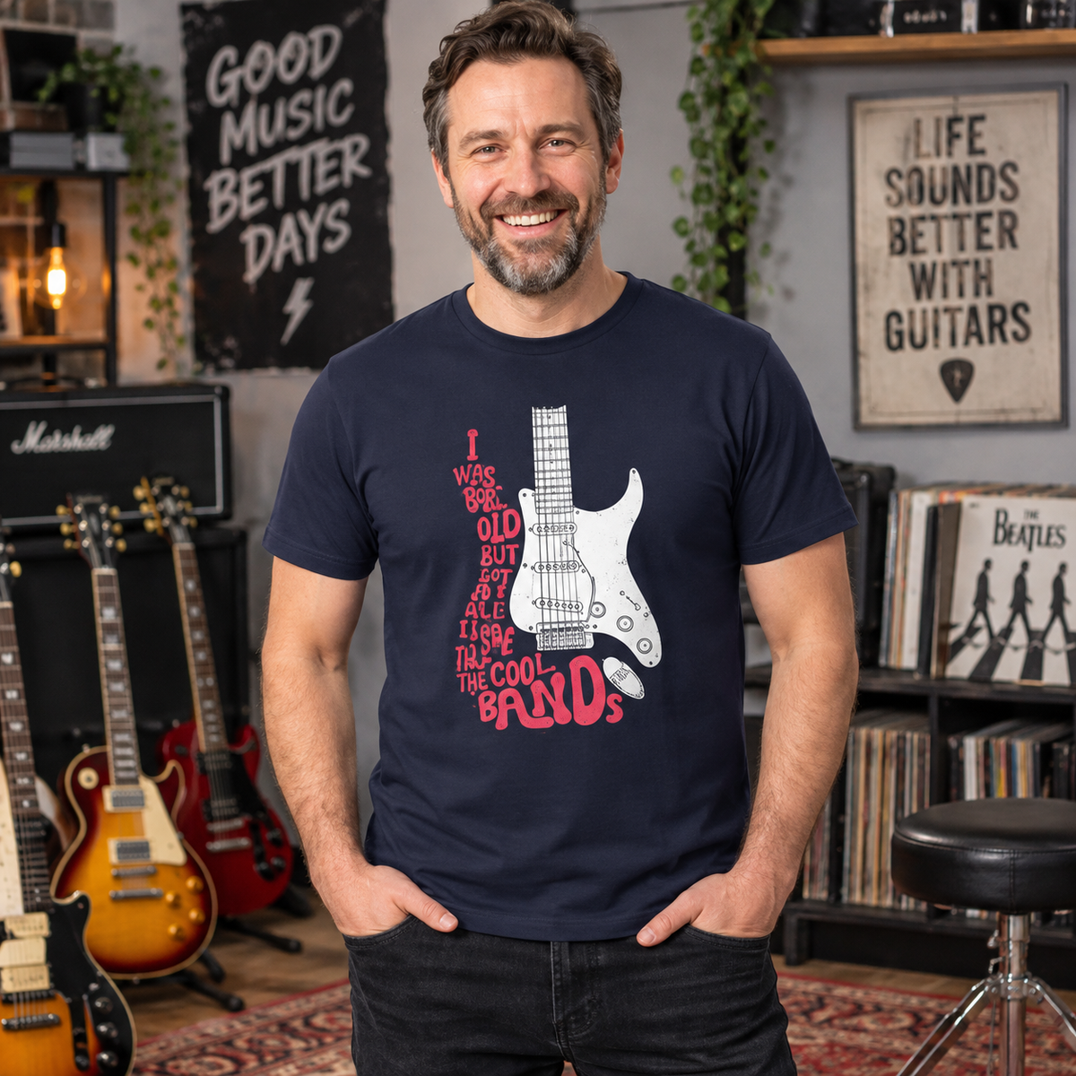 Choose Your Weapon Funny Guitar T Shirt
