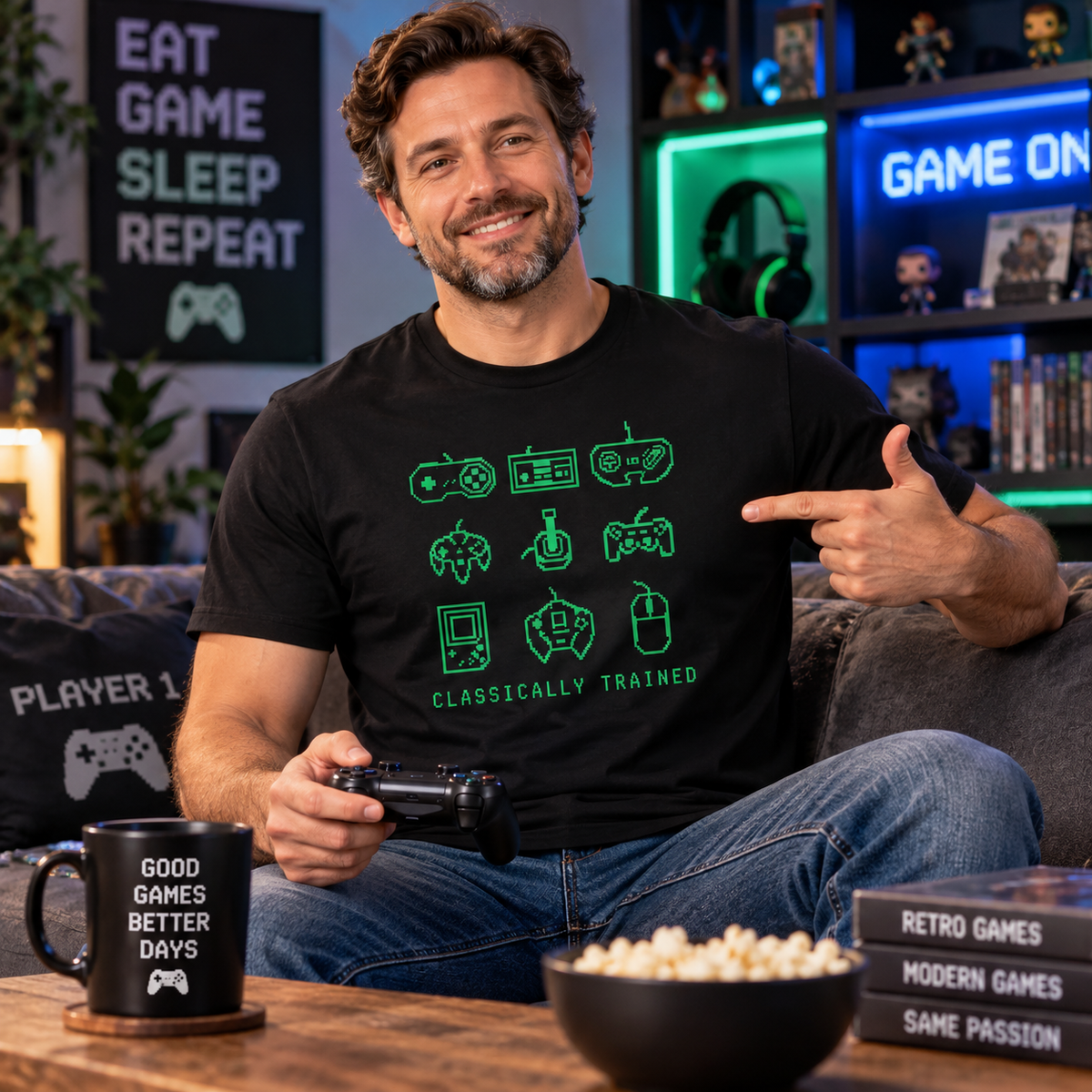 Classically Trained Gamer T-shirt