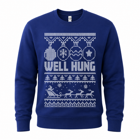 Well Hung – Funny Christmas Jumper