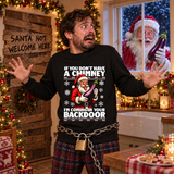 Back Door - Funny Christmas Jumper