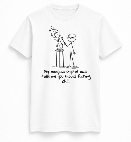 Crystal Ball Stick Figure Tee