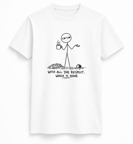 Due Respect Stick Figure Tee