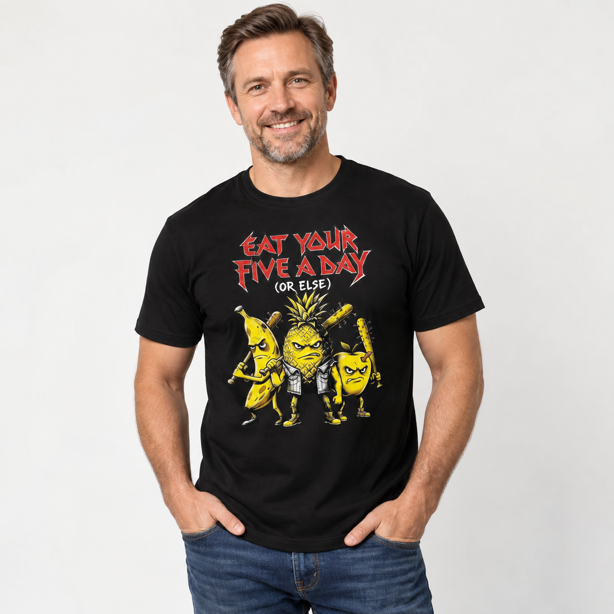 Eat Your Five A Day Rock T-Shirt