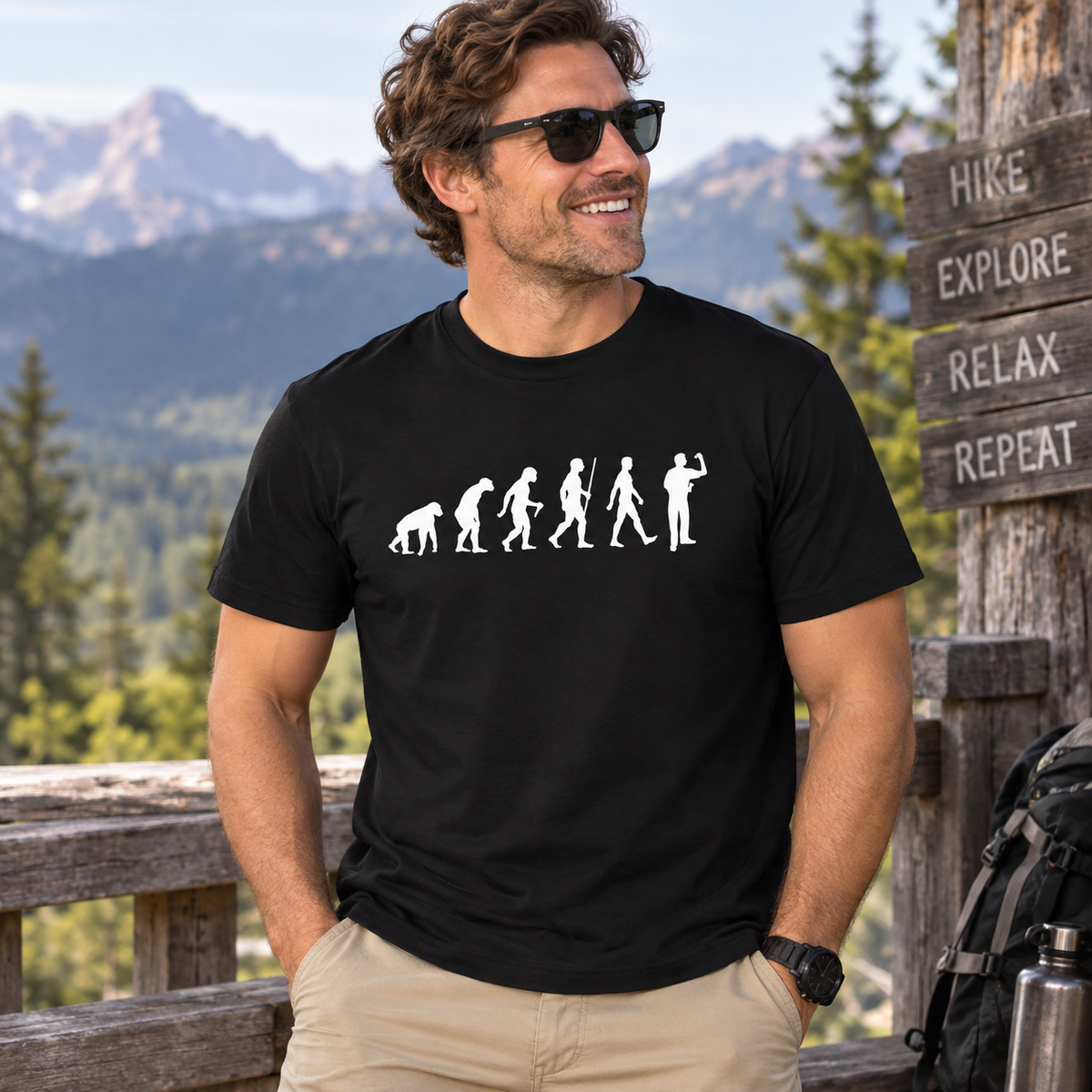 Evolution of a Darts Player Funny T-Shirt