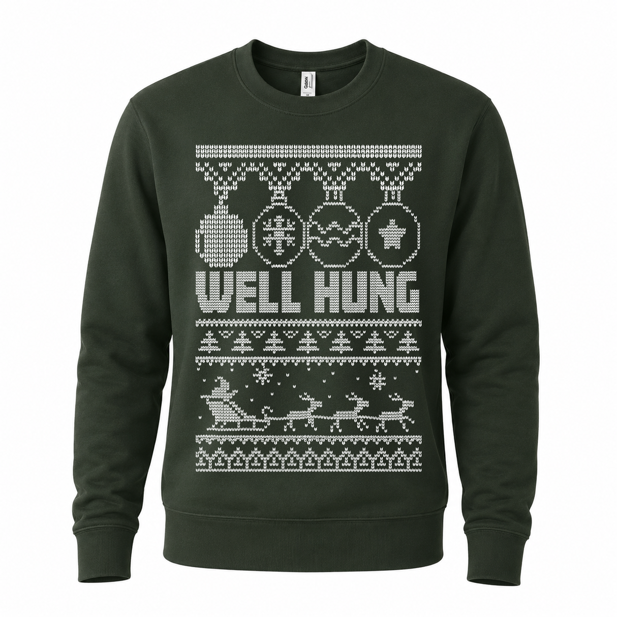 Well Hung – Funny Christmas Jumper