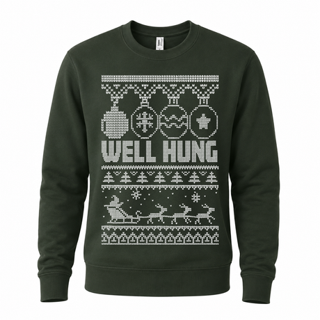 Well Hung – Funny Christmas Jumper