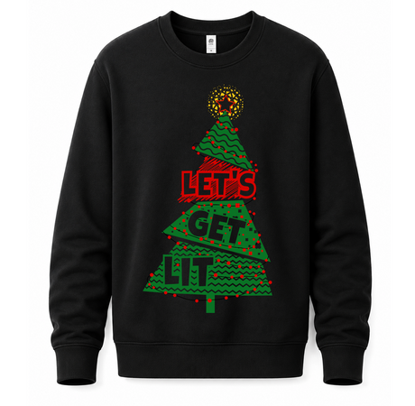 Let’s Get Lit – Funny Christmas Jumper
