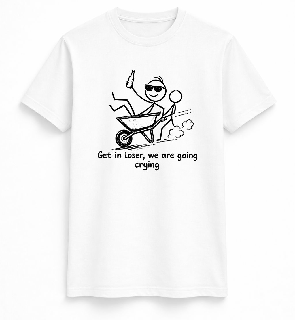 Get In Stick Figure Tee