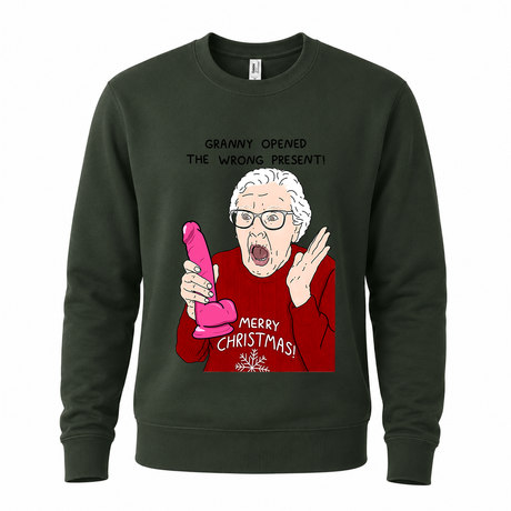 Granny Opened The Wrong Present – Funny Christmas Jumper