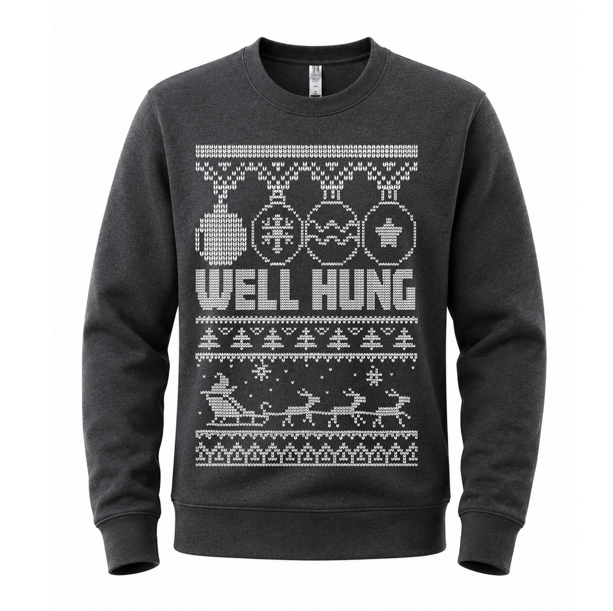 Well Hung – Funny Christmas Jumper