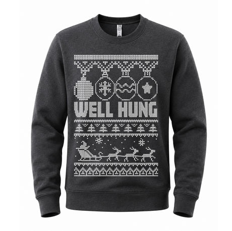 Well Hung – Funny Christmas Jumper