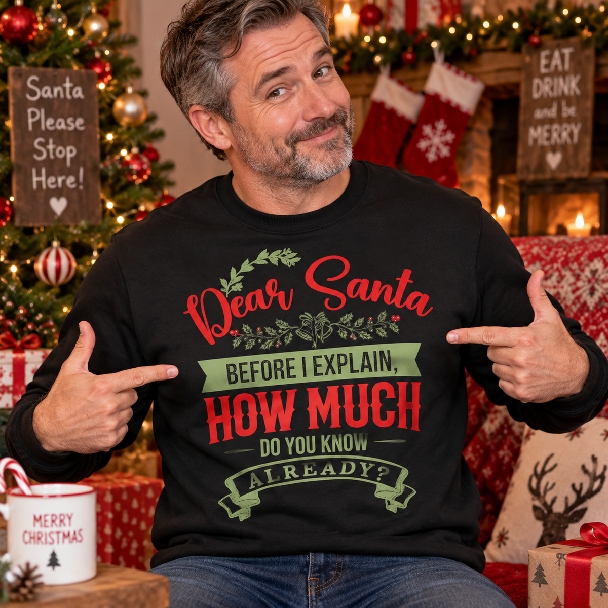 Guilty - Funny Christmas Jumper
