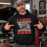 I Love One Woman and Several Cars Hoodie
