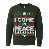 I Come In Peace (HIS) – Funny Christmas Jumper