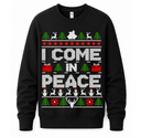 I Come In Peace (HIS) – Funny Christmas Jumper