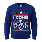 I Come In Peace (HIS) – Funny Christmas Jumper