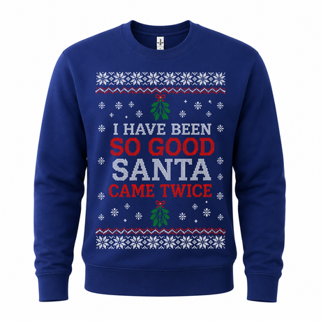 Santa Came Twice (HERS) – Funny Christmas Jumper