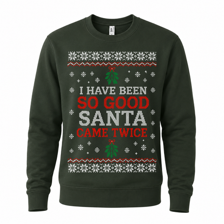 Santa Came Twice (HERS) – Funny Christmas Jumper