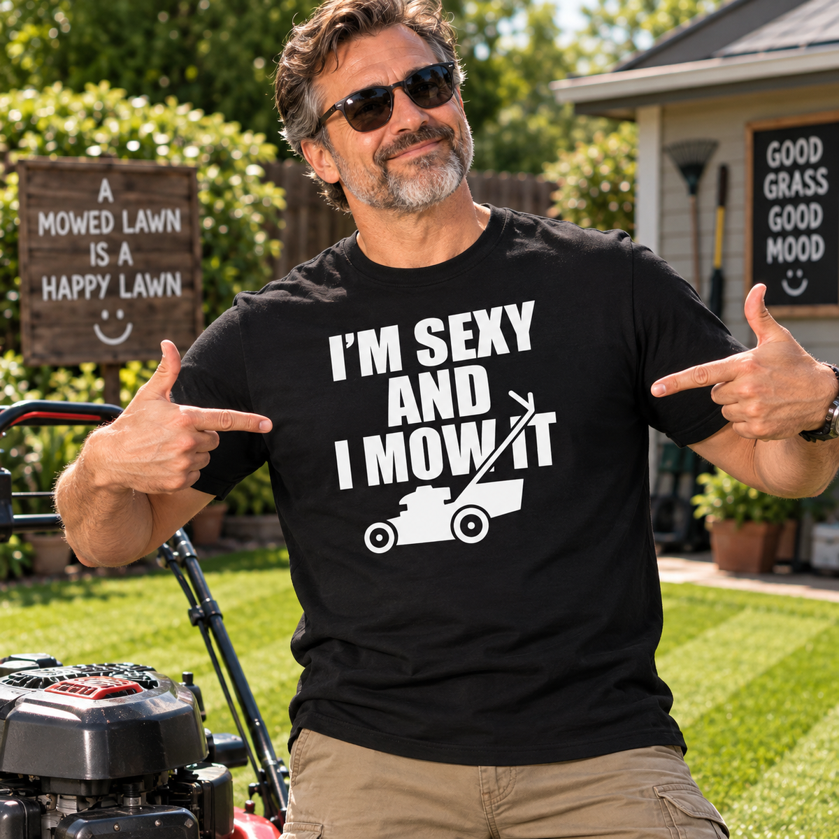 I'm Sexy And I Mow It T Shirt