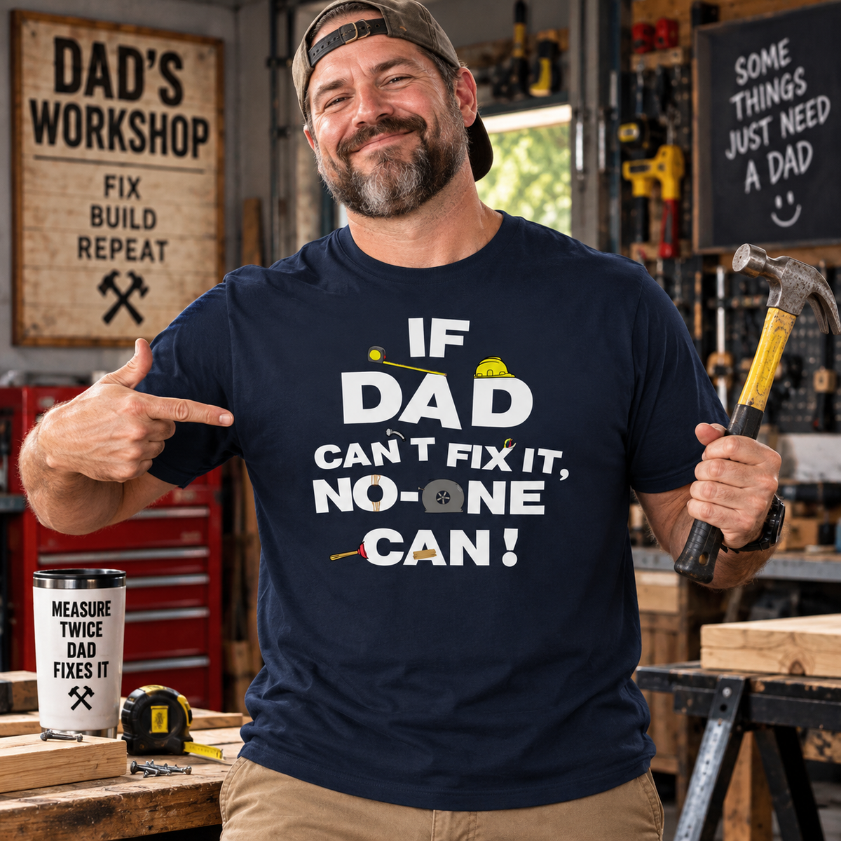 If Dad Can't Fix It T Shirt