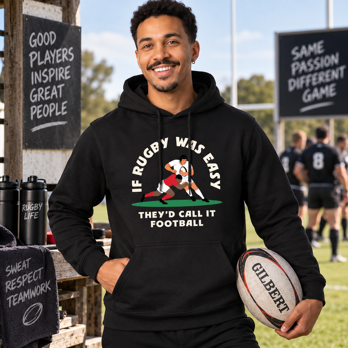 If Rugby Was Easy Hoodie