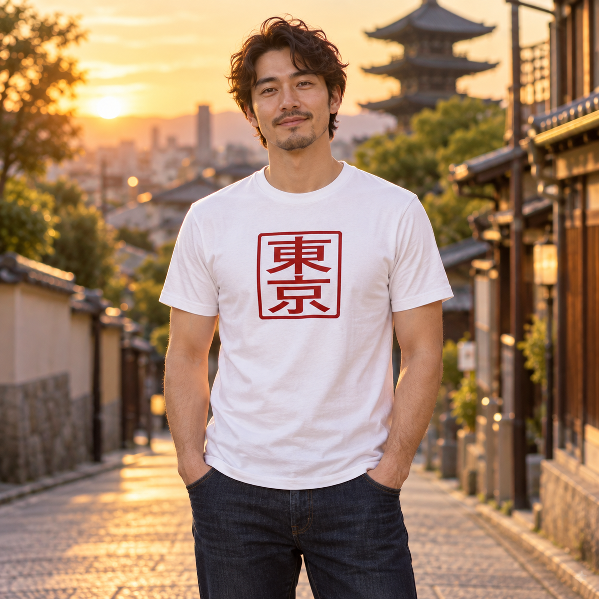 Japanese Sunset T Shirt
