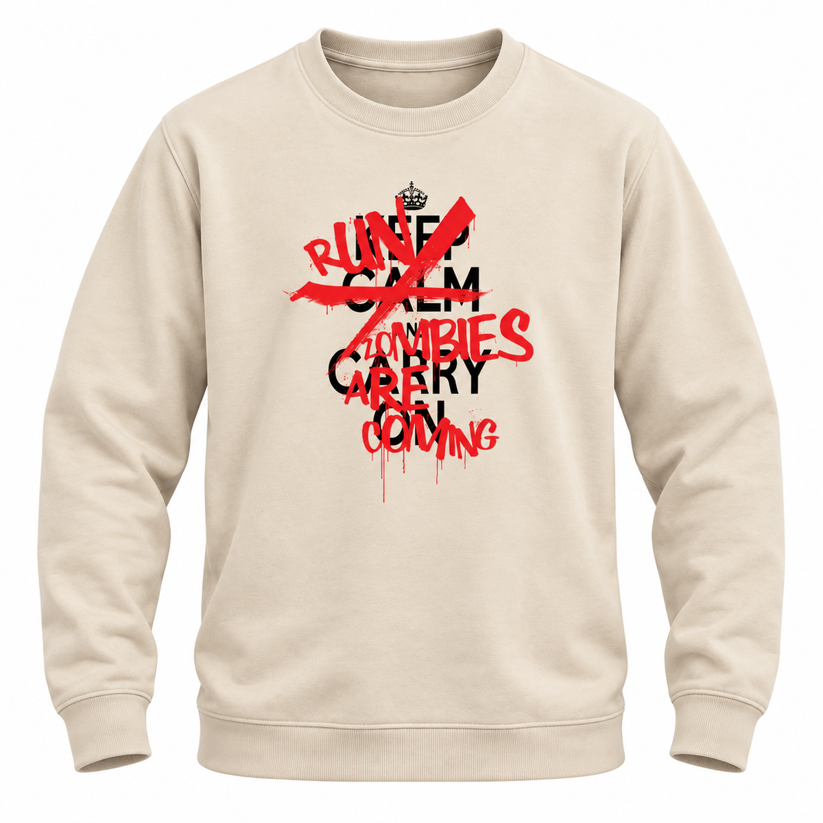Keep Calm Zombie Sweatshirt