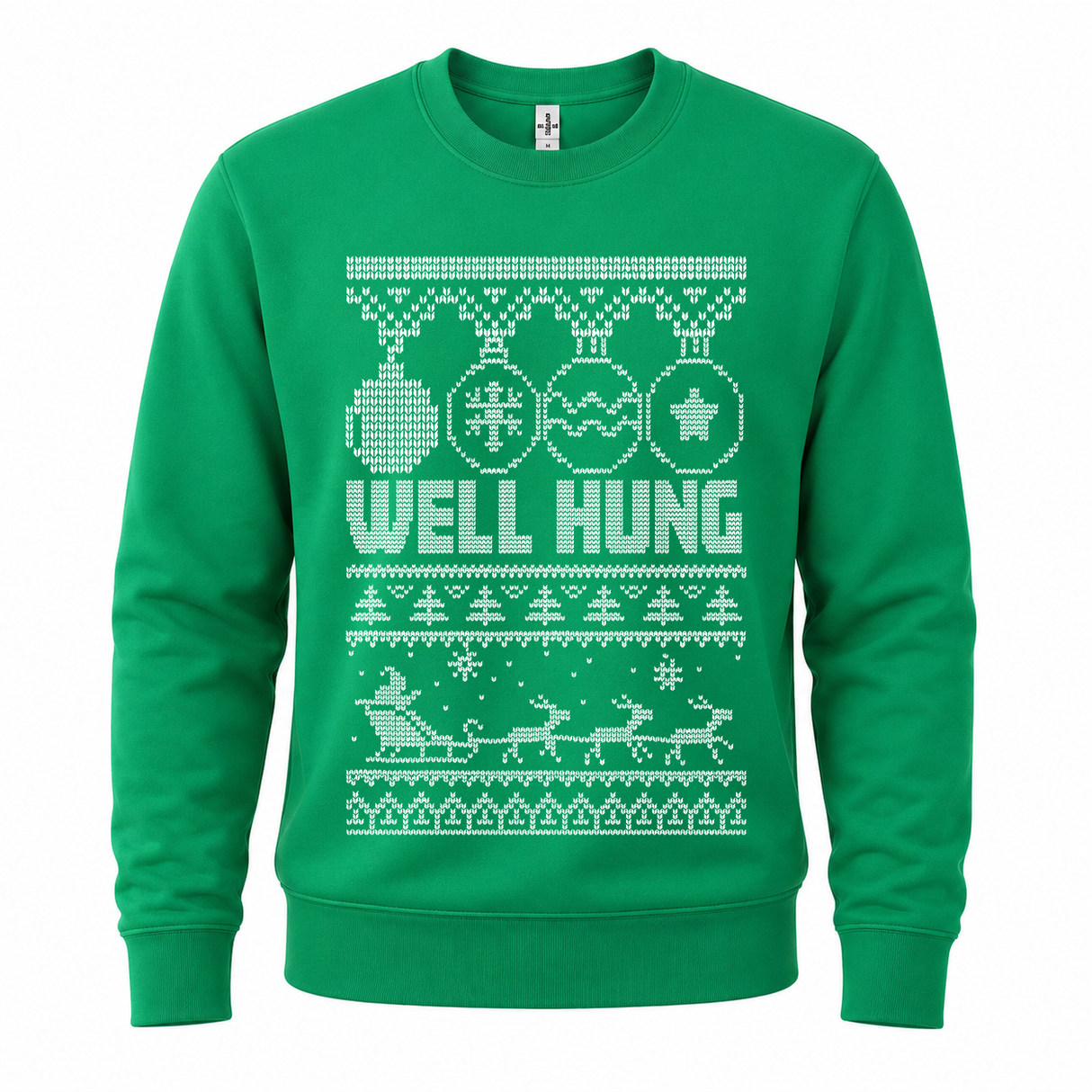 Well Hung – Funny Christmas Jumper