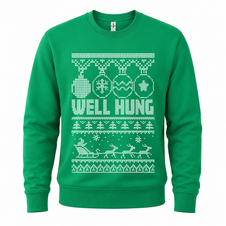 Well Hung – Funny Christmas Jumper