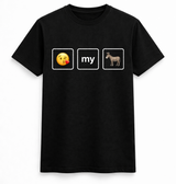 Kiss my A** Emoji Rebus Tee