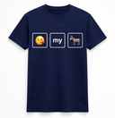 Kiss my A** Emoji Rebus Tee