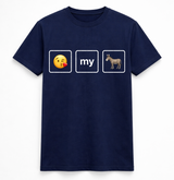 Kiss my A** Emoji Rebus Tee