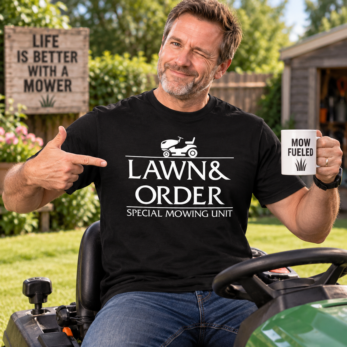 Lawn and Order T-shirt